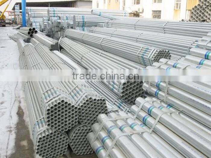 galvanized seamless steel pipe for construction