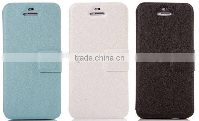 Plant Pattern Wallet Leather Case For iPhone 5 5S, Small Order Accept!!!