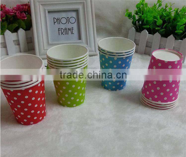 Customized 7 oz paper cup with top quality and low price manufactured by factory T&L brand