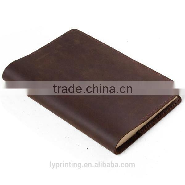 book cover leather mini notepad
