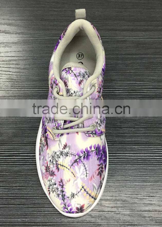 Hot selling lady casual shoes fashion air sport shoes