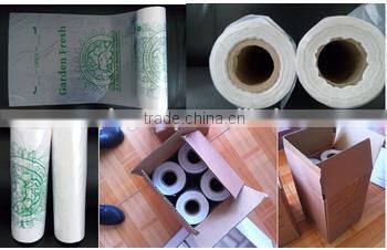 HDPE t-shirt bag for food packing