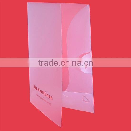 promotional folder A4 size pp clear folder gifts files