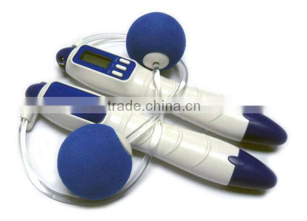 Cordless Digital Counting Jump Rope with Step and calories Counter