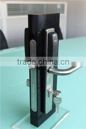 E3061 electronic key card lock with slim euro design and anti-panic function