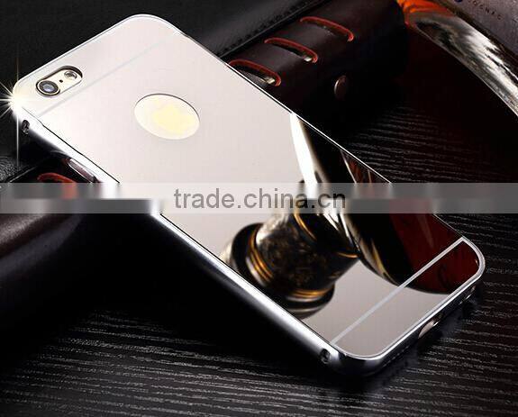 Gold luxury for iphone 6/5/5s/5cAluminum metal case acrylic back aluminum bumper