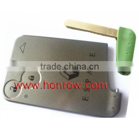 Hot sale products-- Renault ESPACE 2 button remote key blank with blade