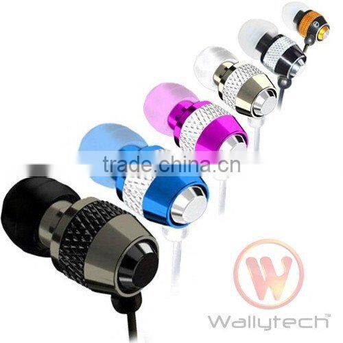Wallytech Colorful Metal in-ear earphone