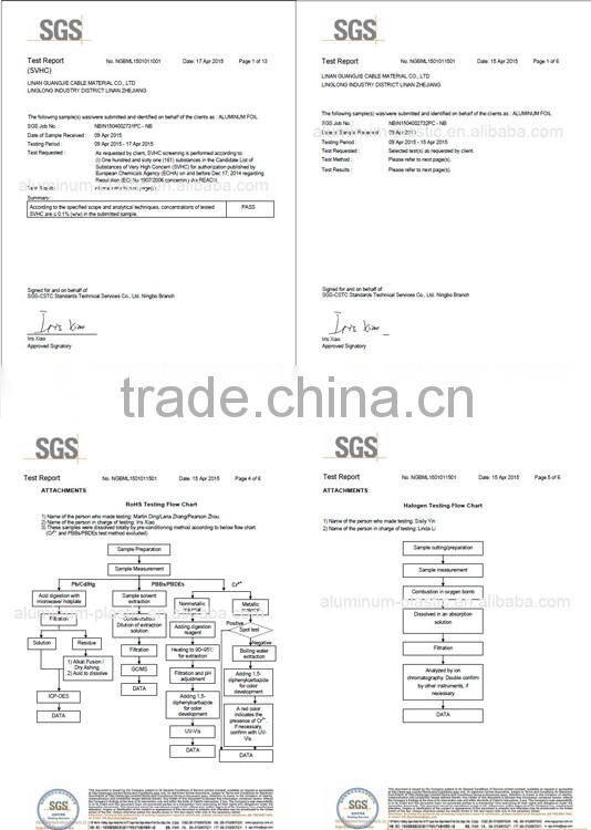 0.012mm-0.25mm Aluminum Mylar Tape