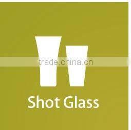 Samyo Glassware Manufacturer mouth blown red sipral line candle holder