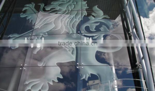 Safety Tempered Clear Float Glass Printing Architectural Glass