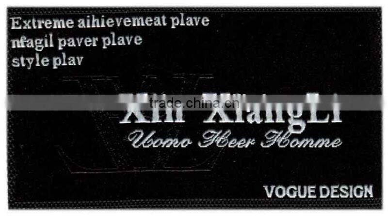 Damask Woven Label/Satin Woven Label for Jeans and Clothing
