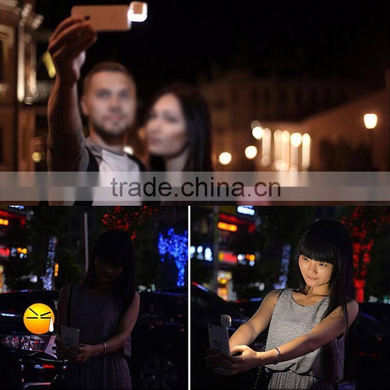 Smart Selfie 16 LED Camera External Flashlight For IOS Android Smartphone 3.5mm