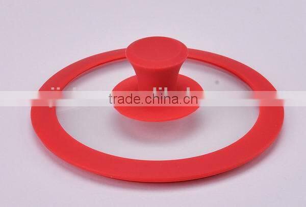 Food safe silicone glass cover for kitchenware