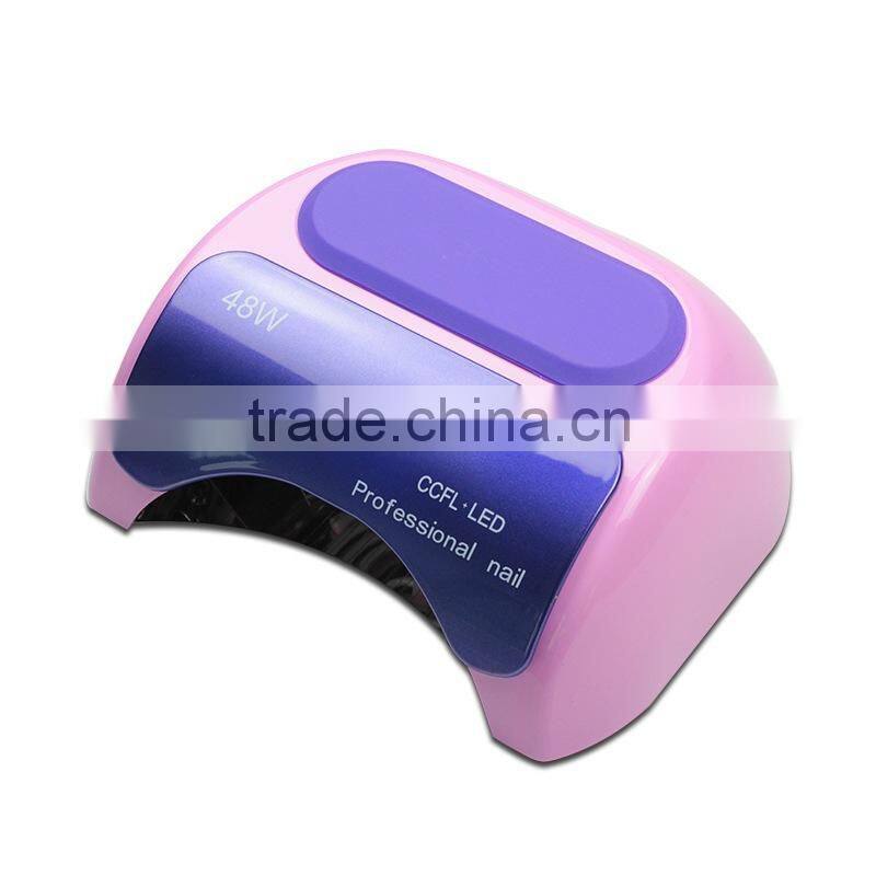 ABS Material CCFL LED UV Lamp 48W Led Nail Lamp Uv Lamp With Sensor Uv Lamp