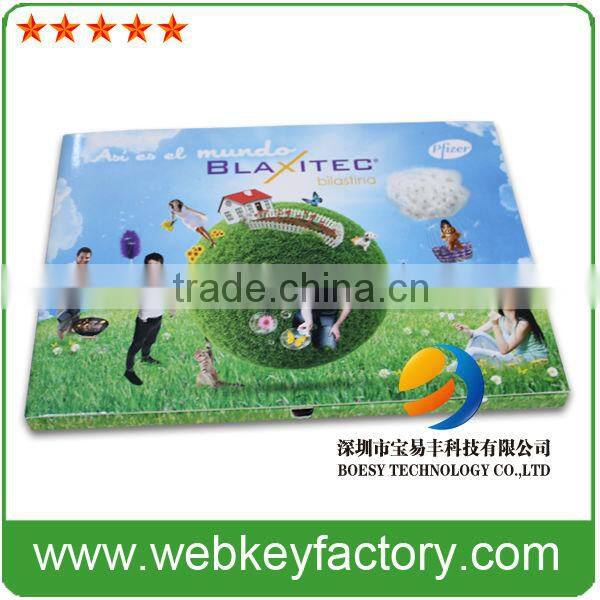 7inch high quality lcd video brochure