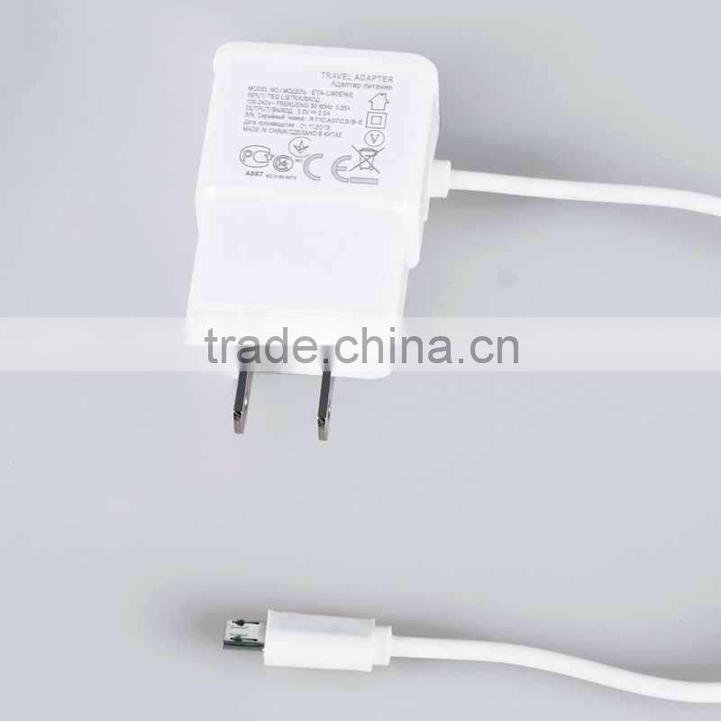 CE approved mobile phone charger for iPhone , Samsung, Android phones