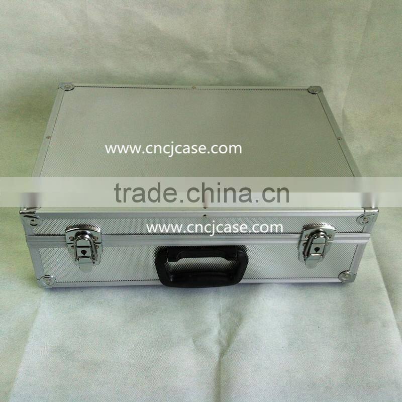 ABS silver diamond pattern aluminum tool case, useful aluminum case