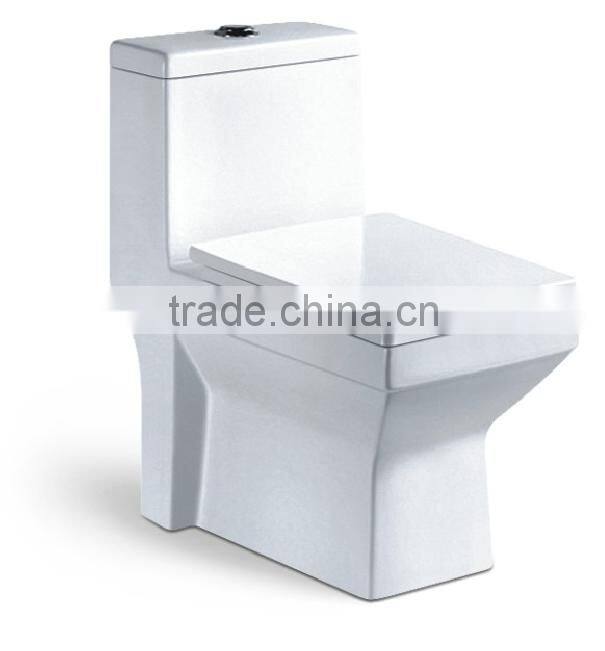 sanitary ware wc toilet ceramic one piece toilet siphonic s trap easy clean wc toilet Y1303