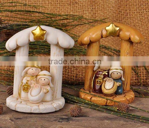 Polyresin arts crafts nativity set