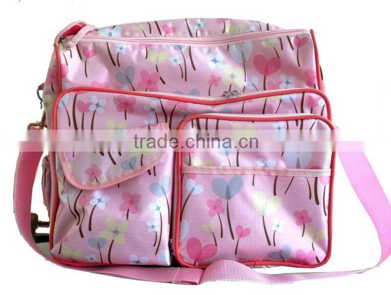 New design microfiber quilted diaper bag