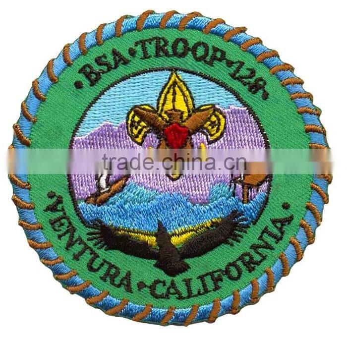 super style 3d hand embroidered badge