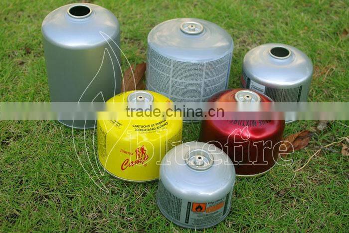 butan propane gas cartridge canister in screw type