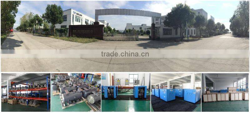 5.5KW 8-13bar 0.5-0.85m3/min Rotary Screw Air Compressor With Air Receiver