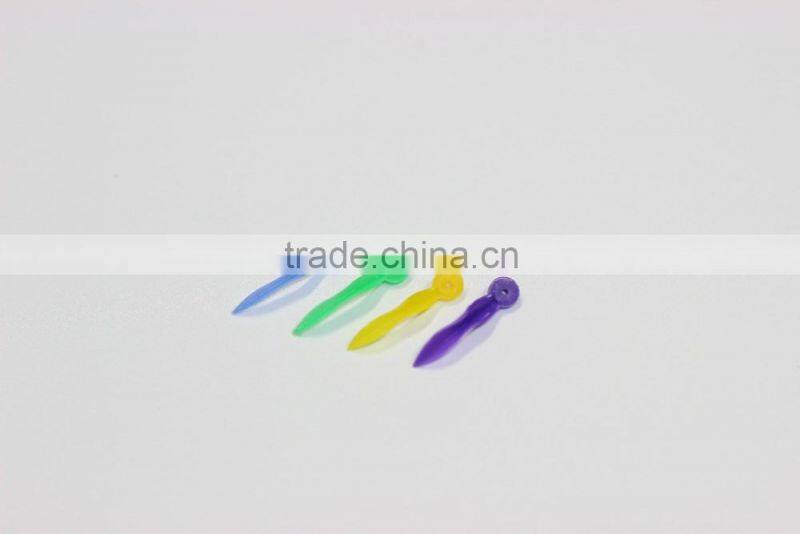 Promotion! New Plastic Poly disposable dental wedges with hole