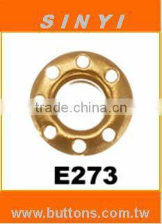 Pattern Shape Eyelet (Grommet), Round Shape Eyelet with 8 holes