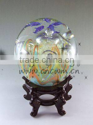 Transparent Large Decorative Crystal Balls For Feng Shui Decoration