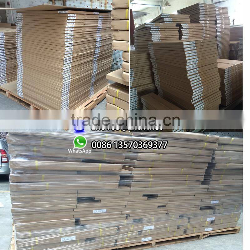 High gloss vinyl wrapped kitchen cabinet doors