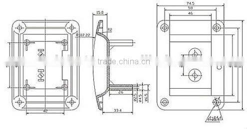 Surface mount terminal block