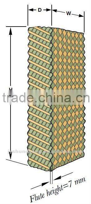 YAOSHUN 7090 colorful evaporative cooler pad