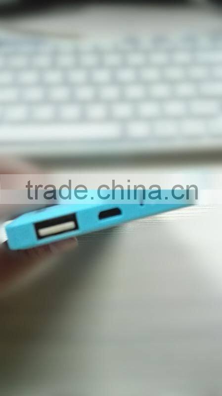4000mah Li-polymer battery power bank,super slim portable power bank
