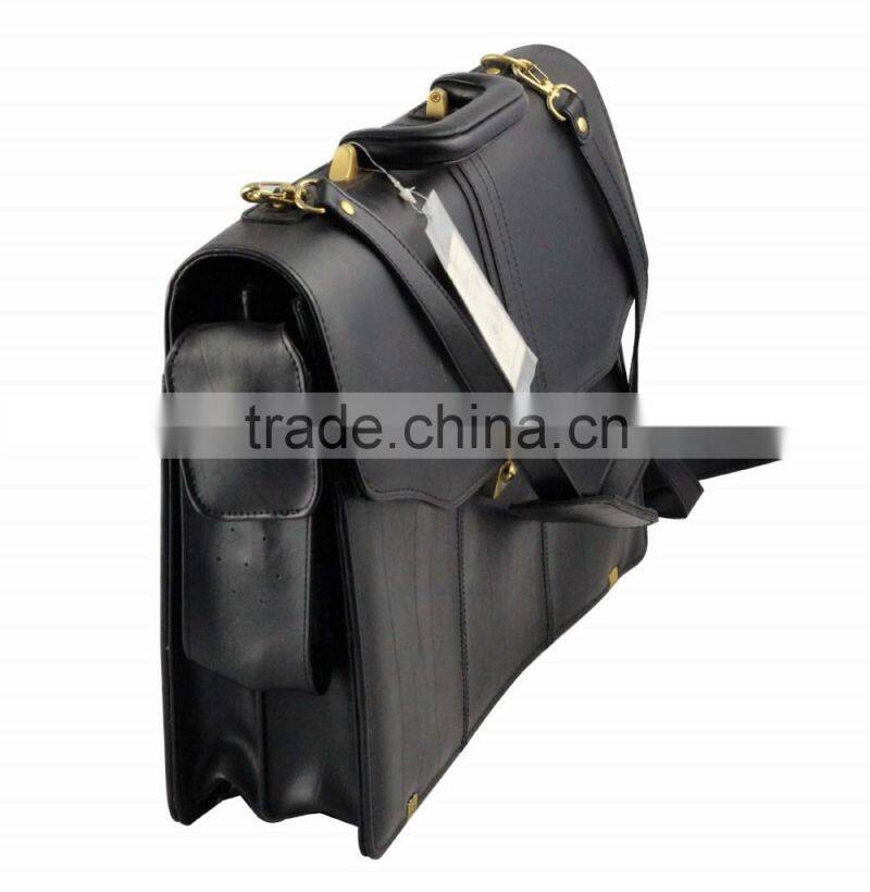 Top grade fashion men's briefcase,Genuine leather briefcase,Business briefcase,High quality briefcase with handles and one band