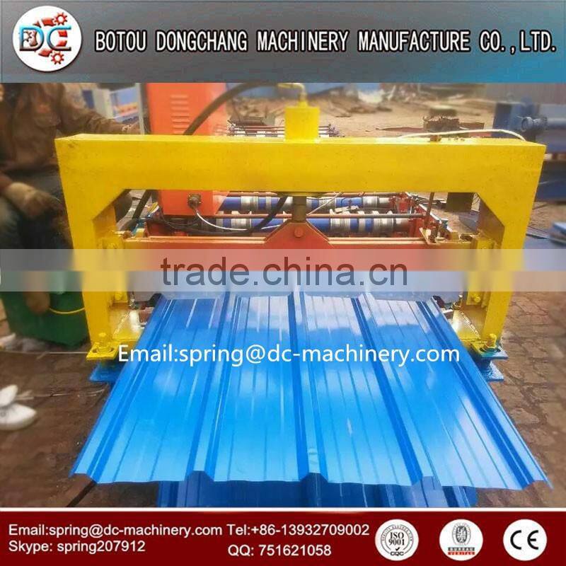 Floor tile making machine, metal roofing roll forming machine