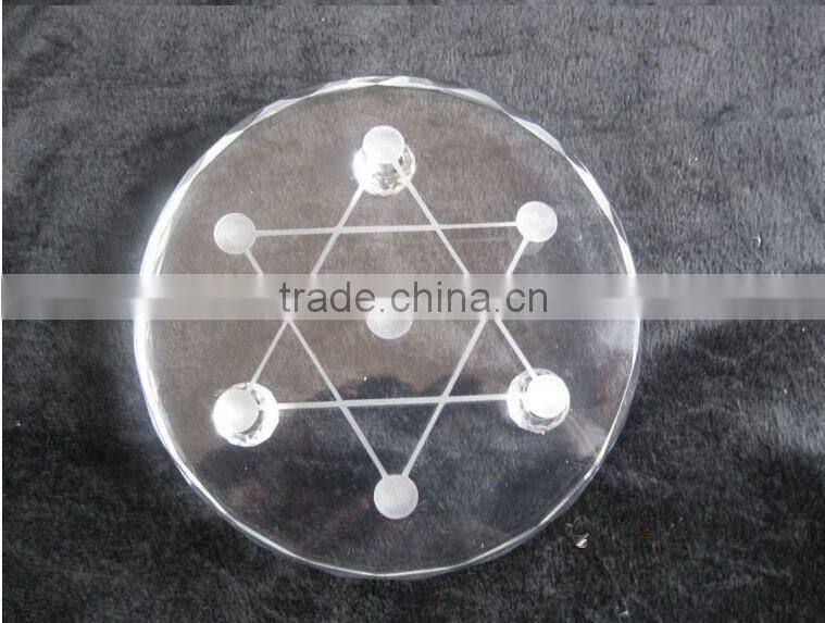 Natural quartz crystal ball seven color crystal ball