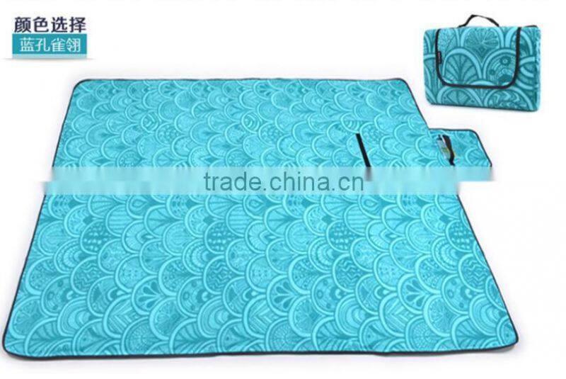 Promotional Polyester Fleece Picnic Camping Floor Fleece Mat