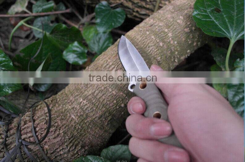OEM hot survival knife with g10 handle material