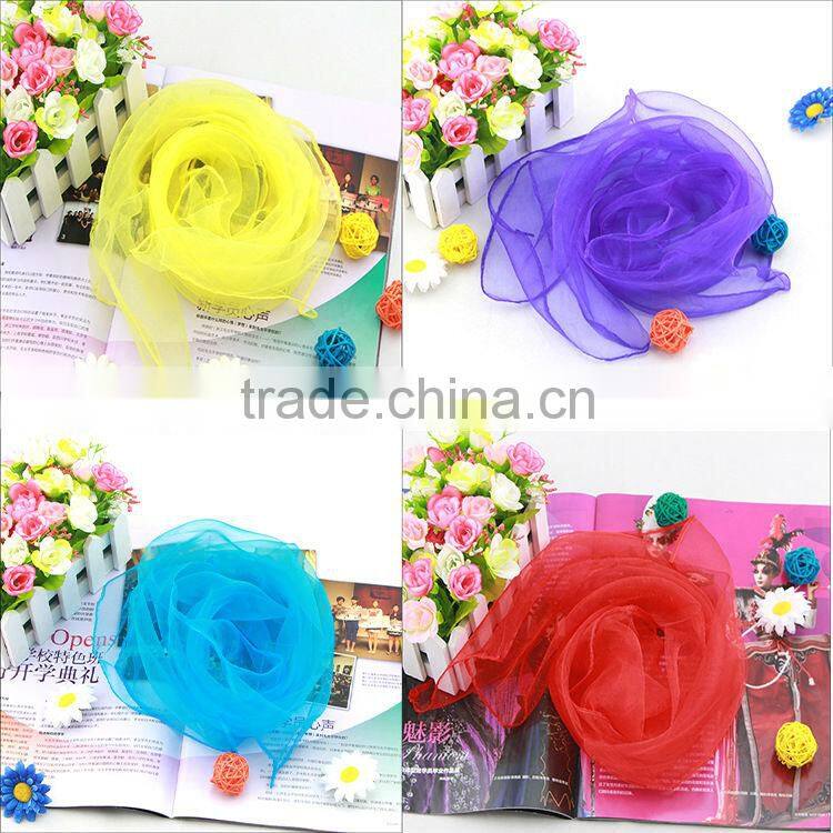 Wholesale fashion office lady chiffon hijabs square scarf