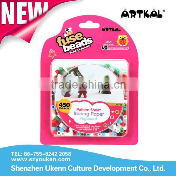 Shenzhen factory hot selling cheap plastic ironing diy kids toys hama beads