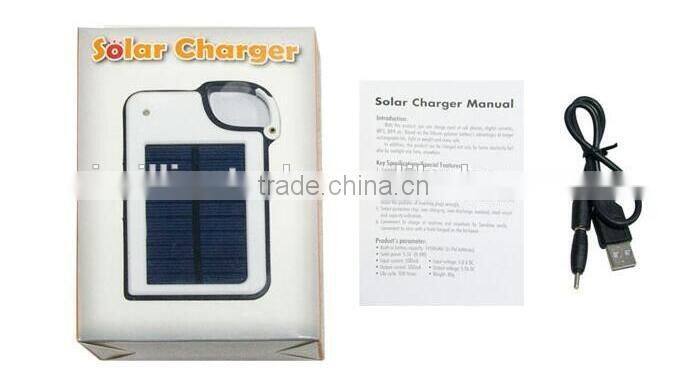 4000mah portable solar mobile phone charger