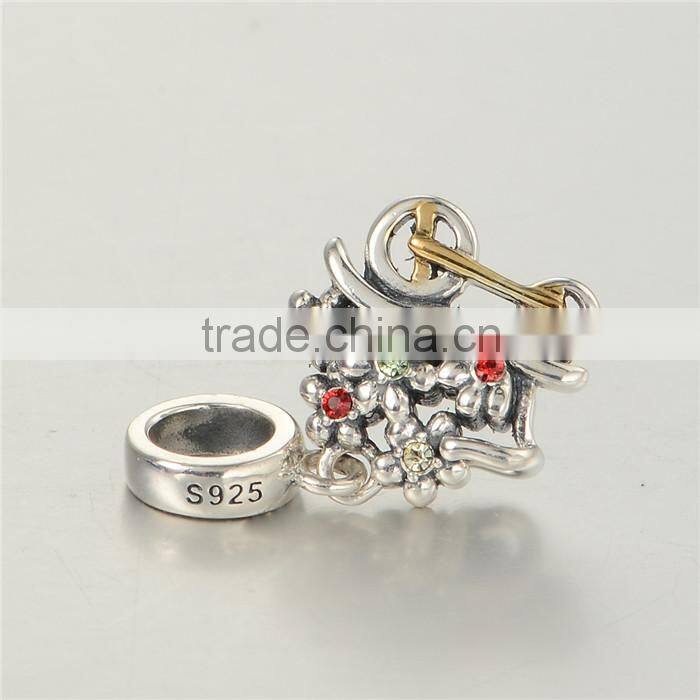 S925 New Arrival Bike Design Fashion Bracelet 2016