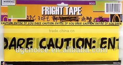Different colour pe halloween warning tape