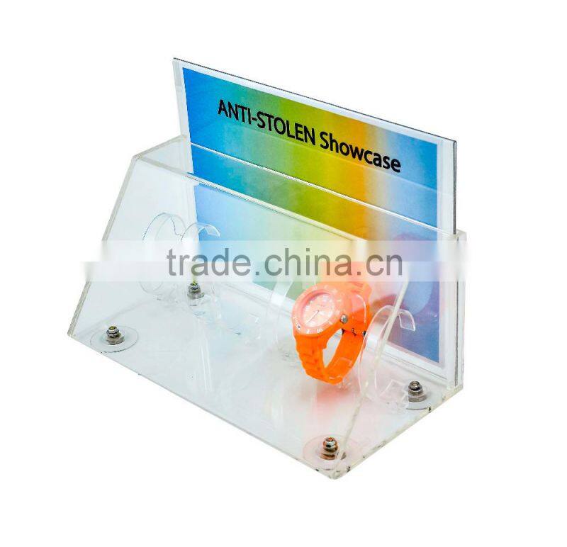 Hongkong Supplier thin gradient watch display acrylic