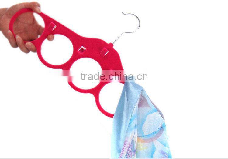 Velvet Hanging Accessory Organizer ,Scarf Tie Hanger Rack