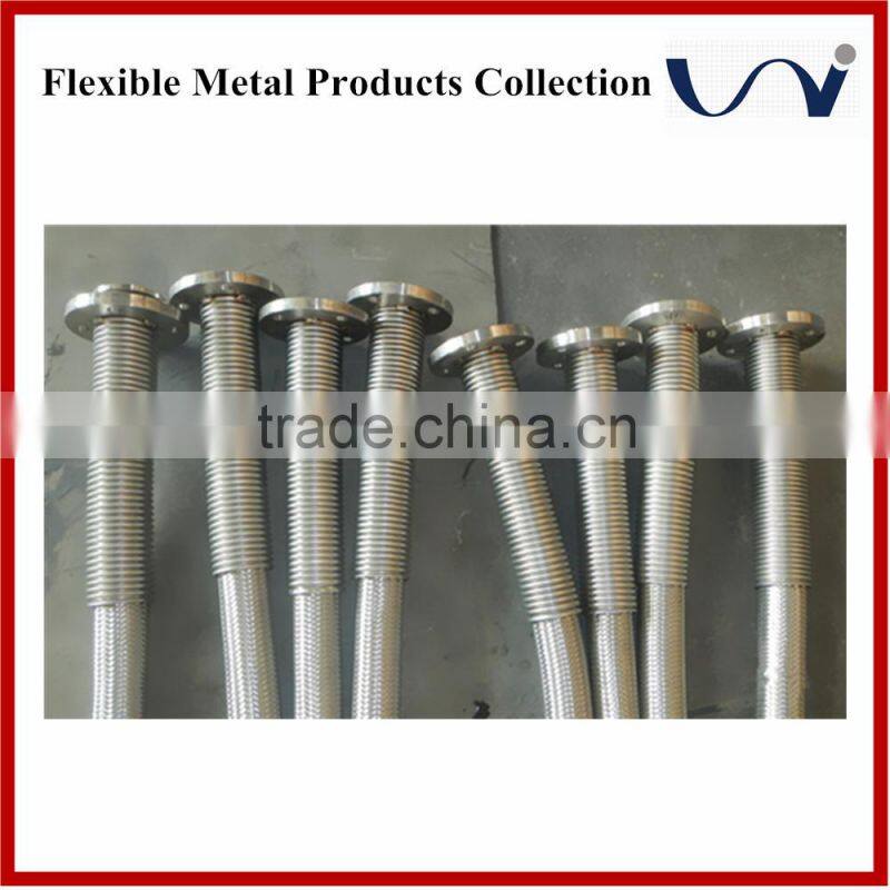 braided high temperature high pressure corrugated hose for oil filling