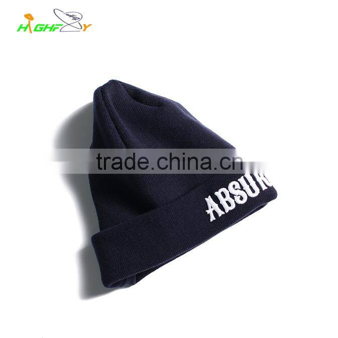 promation/High Quality Pom Pom Cheap Custom Winter Hat/Knitted Beanie/Knitted Hat with embroidery