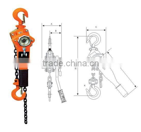 Yale Manual hugo chain hoist stage lifting truss lift